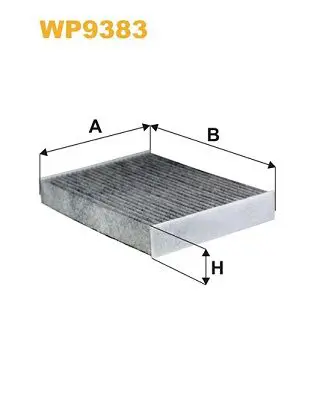 Handler.Part Filter, interior air WIX WP9383 1