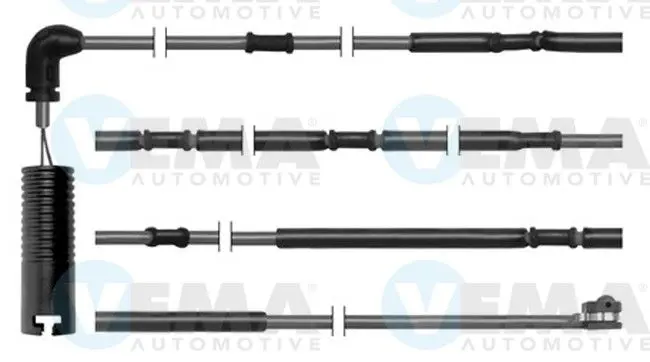 Handler.Part Warning contact, brake pad wear VEMA 117253 1