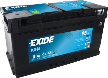 Handler.Part Starter battery EXIDE EK950 1