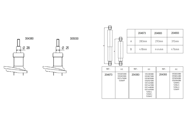 Handler.Part Shock absorber AL-KO 204673 1