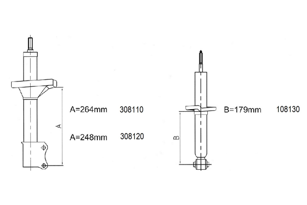 Handler.Part Shock absorber AL-KO 108130 1