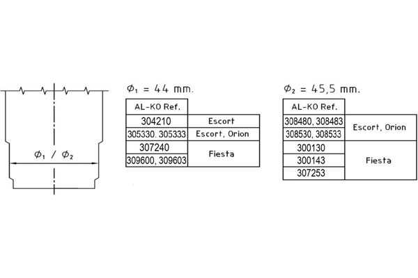 Handler.Part Shock absorber AL-KO 308483 1