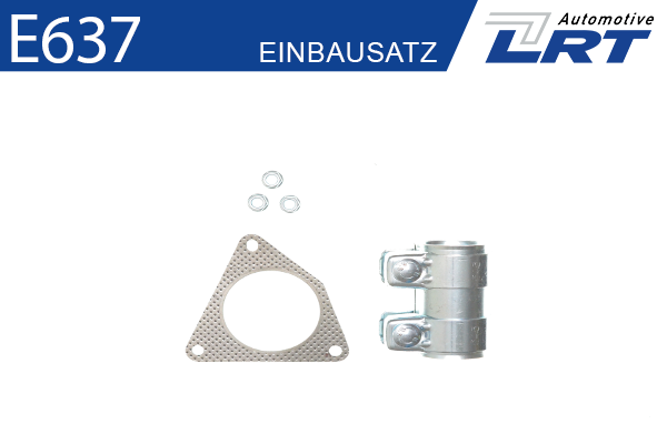 Handler.Part Mounting kit, catalytic converter LRT E637 1