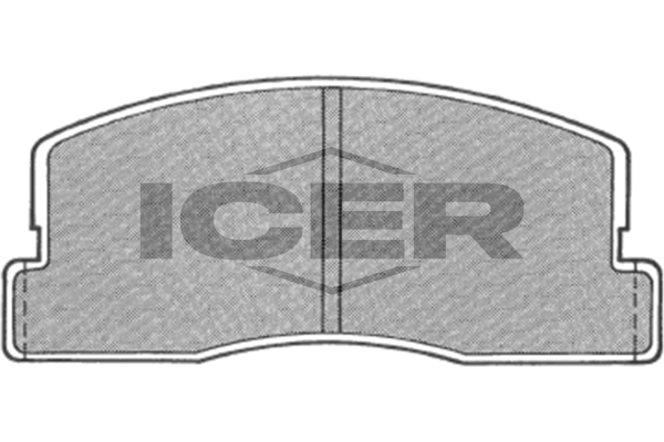 Handler.Part Brake pad set, disc brake ICER 180493 1