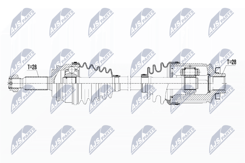 Handler.Part Nty Antriebswelle NTY NPWCH054 1