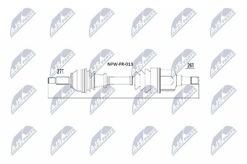 Handler.Part Nty Antriebswelle NTY NPWFR013 1