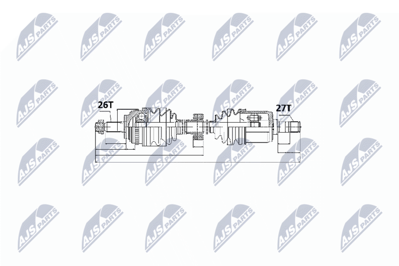 Handler.Part Nty Antriebswelle NTY NPWHD025 1