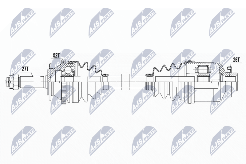 Handler.Part Nty Antriebswelle NTY NPWHY526 1