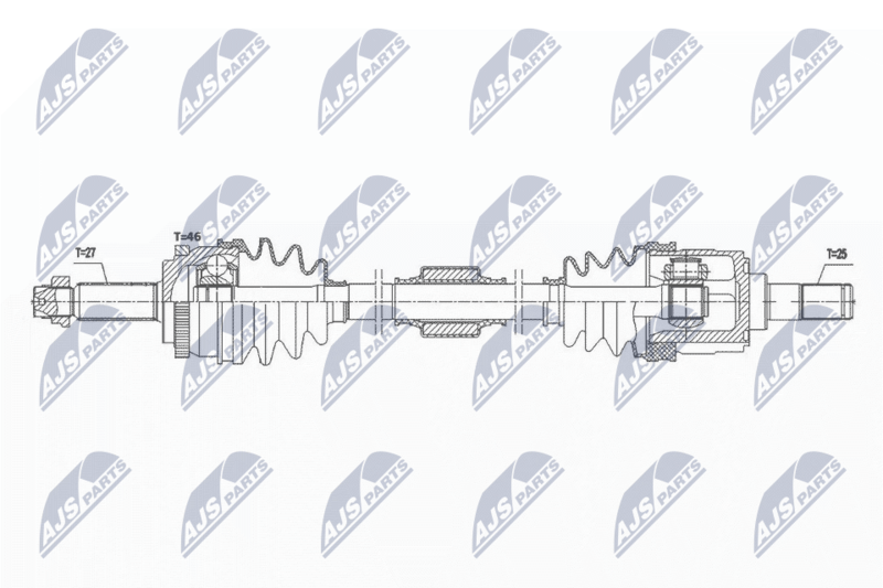 Handler.Part Nty Antriebswelle NTY NPWHY579 1