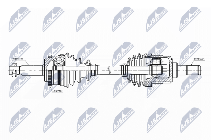 Handler.Part Nty Antriebswelle NTY NPWKA343 1