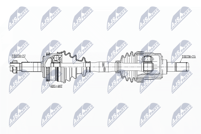 Handler.Part Nty Antriebswelle NTY NPWKA344 1