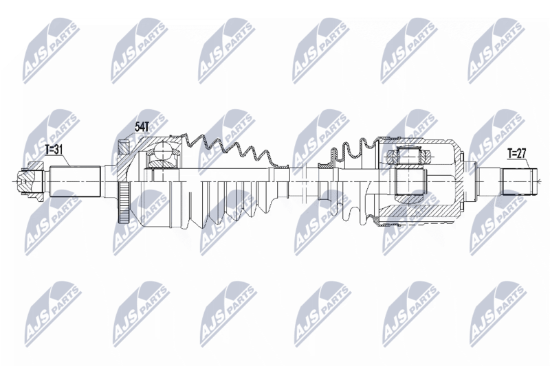 Handler.Part Nty Antriebswelle NTY NPWKA360 1