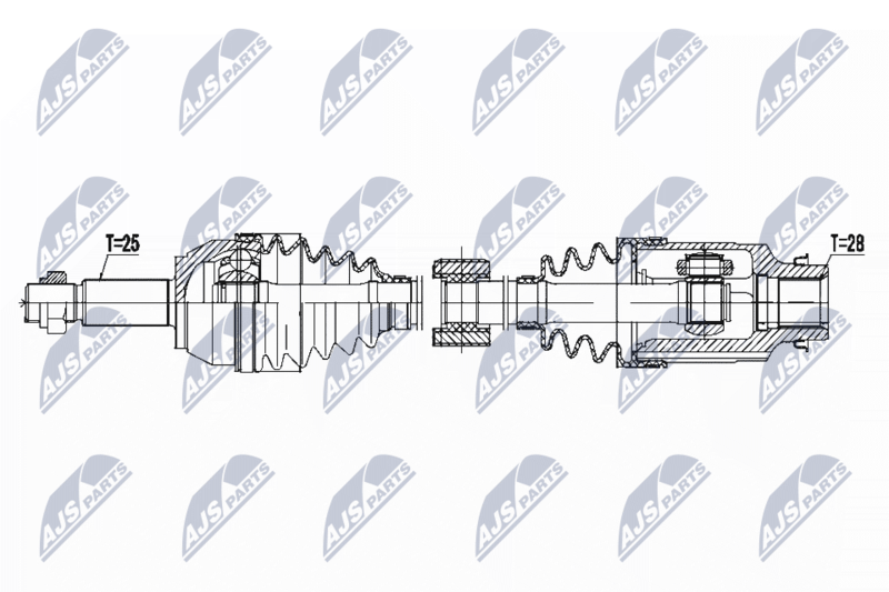 Handler.Part Nty Antriebswelle NTY NPWMZ050 1