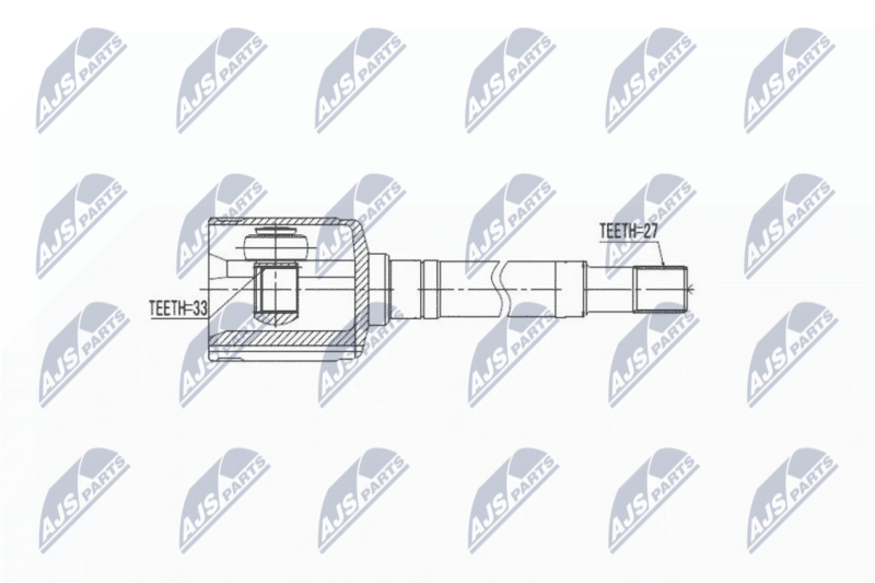 Handler.Part Nty Hardyscheibe, Langswelle Kardanwelle NTY NPWNS033 1