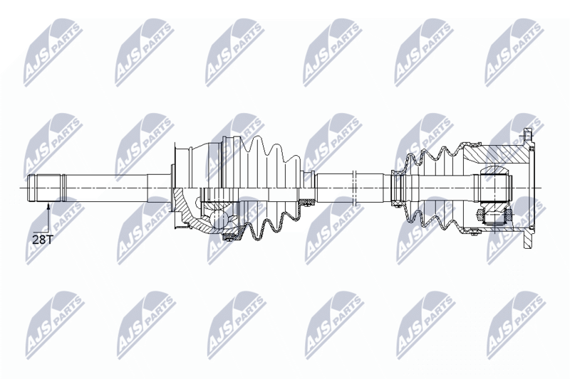 Handler.Part Nty Antriebswelle NTY NPWNS086 1