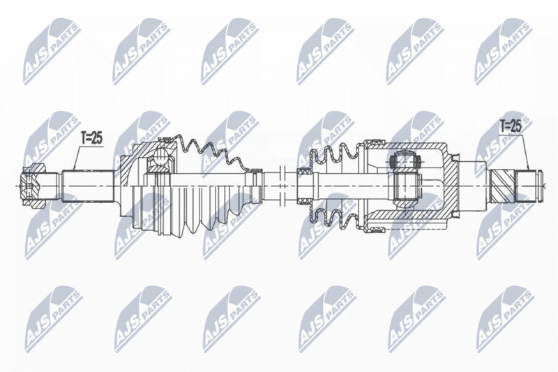 Handler.Part Nty Antriebswelle NTY NPWNS112 1