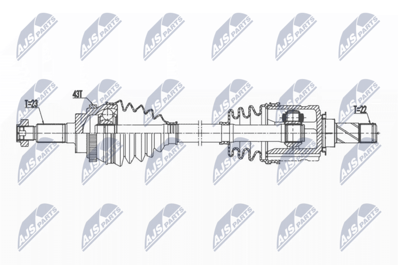 Handler.Part Nty Antriebswelle NTY NPWPL123 1