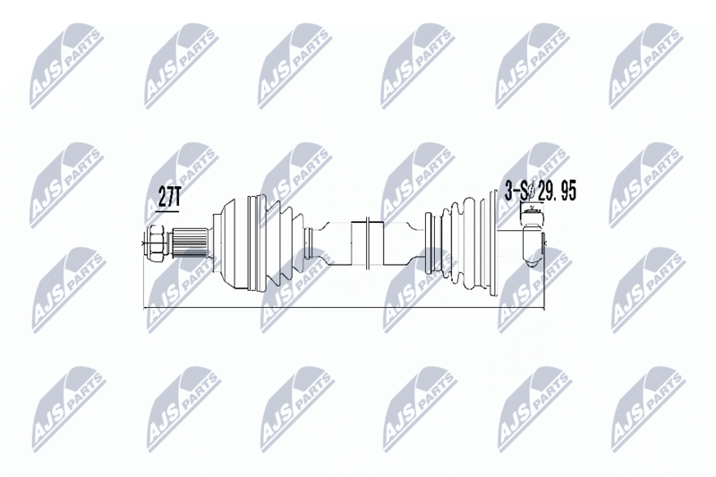 Handler.Part Nty Antriebswelle NTY NPWRE003 1