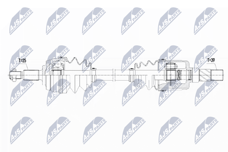 Handler.Part Nty Antriebswelle NTY NPWRE099 1