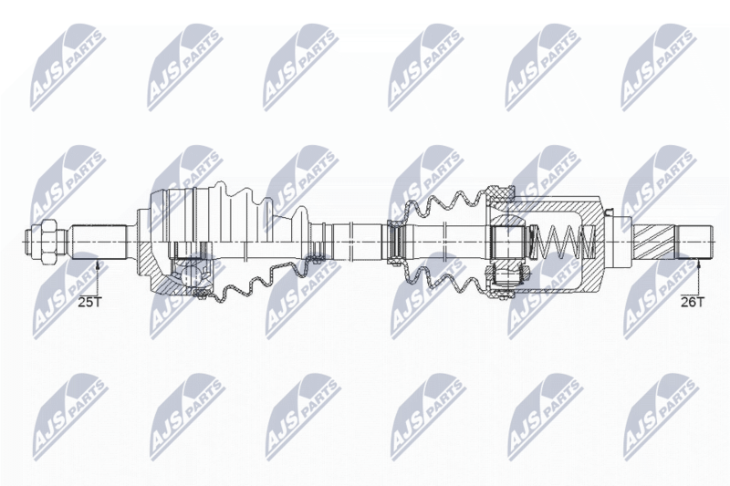 Handler.Part Nty Antriebswelle NTY NPWRE147 1