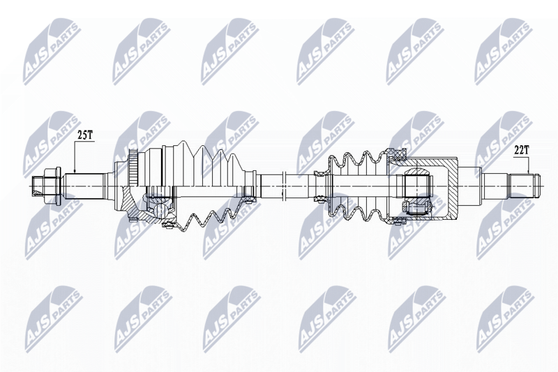 Handler.Part Nty Antriebswelle NTY NPWSU033 1