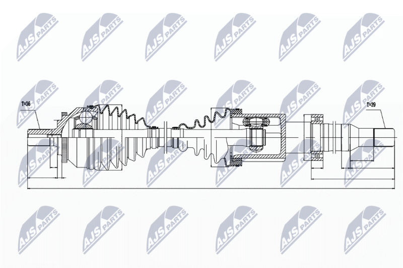 Handler.Part Nty Antriebswelle NTY NPWVV019 1