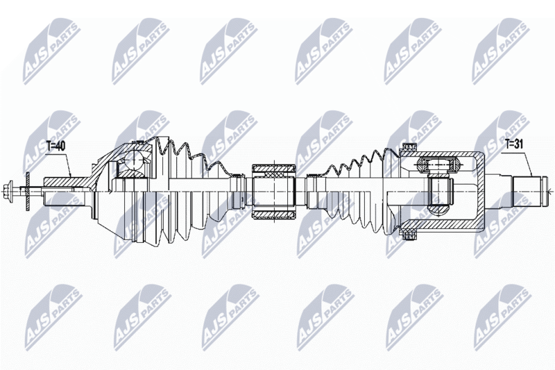 Handler.Part Nty Antriebswelle NTY NPWVV115 1