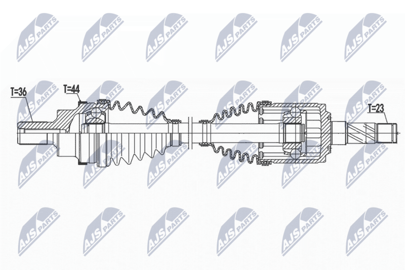 Handler.Part Nty Antriebswelle NTY NPWVV119 1