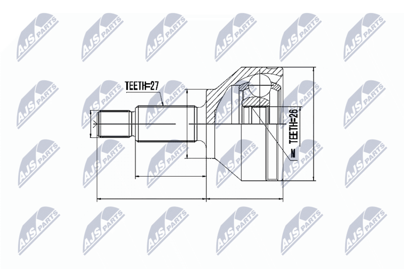 Handler.Part Nty Gelenksatz, Antriebswelle/ Ausen NTY NPZFR030 1