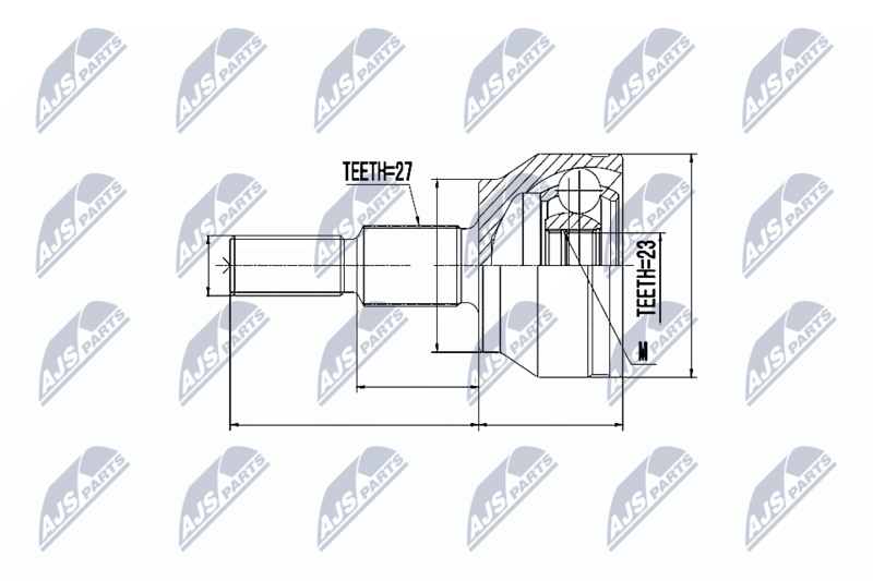 Handler.Part Nty Gelenksatz, Antriebswelle/ Ausen NTY NPZFR049 1