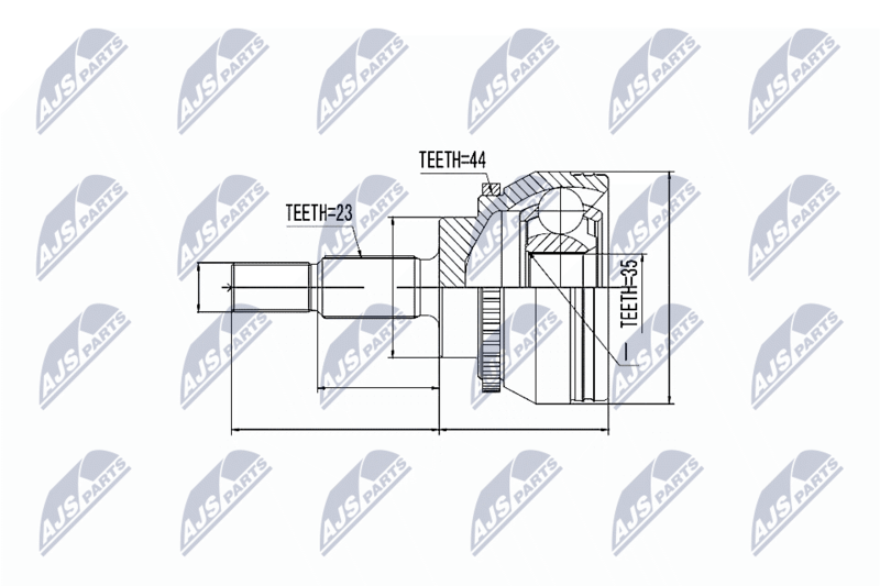 Handler.Part Nty Gelenksatz, Antriebswelle/ Ausen NTY NPZRE031 1