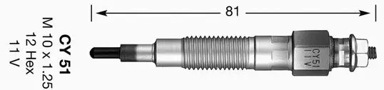 Handler.Part Glow plug NGK 2696 1