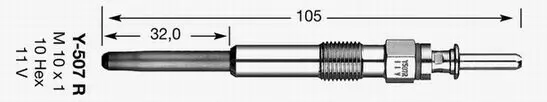 Handler.Part Glow plug NGK 4600 1