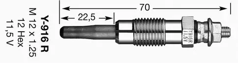 Handler.Part Glow plug NGK 2785 1