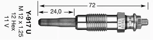 Handler.Part Glow plug NGK 3219 1