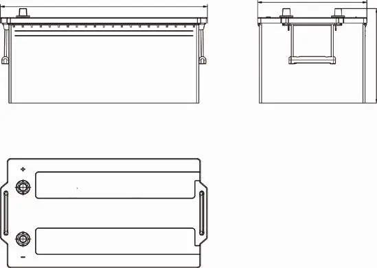 Handler.Part Starter battery EXIDE EE2353 2