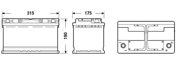 Handler.Part Starter battery EXIDE EK800 2