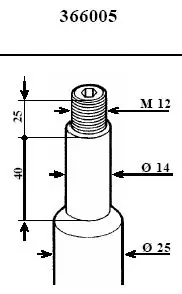 Handler.Part Shock absorber KYB 366005 2