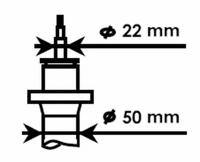 Handler.Part Shock absorber KYB 324703 1