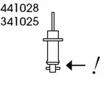 Handler.Part Shock absorber KYB 341025 1