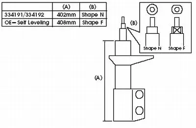 Handler.Part Shock absorber KYB 334191 2