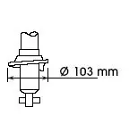 Handler.Part Shock absorber KYB 341186 2