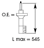 Handler.Part Shock absorber KYB 334251 2