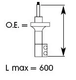 Handler.Part Shock absorber KYB 334482 2