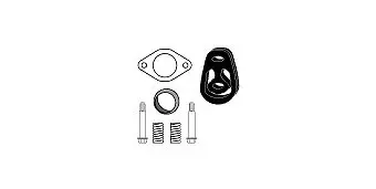 Handler.Part Mounting kit, catalytic converter HJS 82156524 1