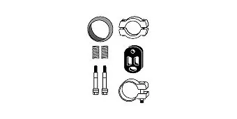 Handler.Part Mounting kit, catalytic converter HJS 82224400 1