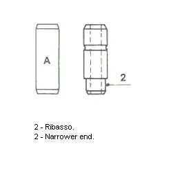 Handler.Part Valve guides METELLI 011893 1