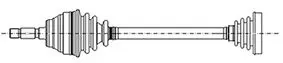 Handler.Part Drive shaft METELLI 170123 1