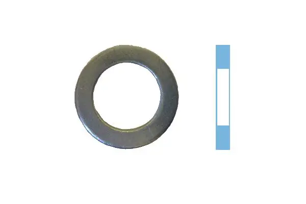 Handler.Part Seal Ring, oil drain plug CORTECO 005522S 1