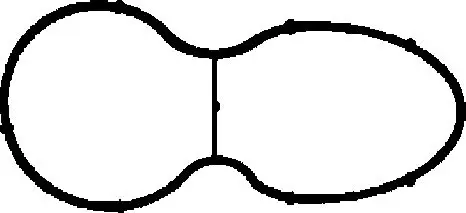 Handler.Part Gasket, intake manifold CORTECO 450107H 1